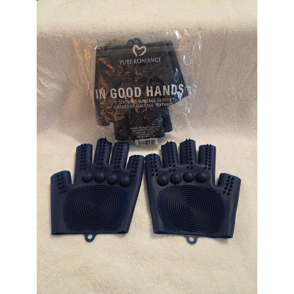 Pure Romance‎ In Good Hands Massage Gloves - NEW & SEALED